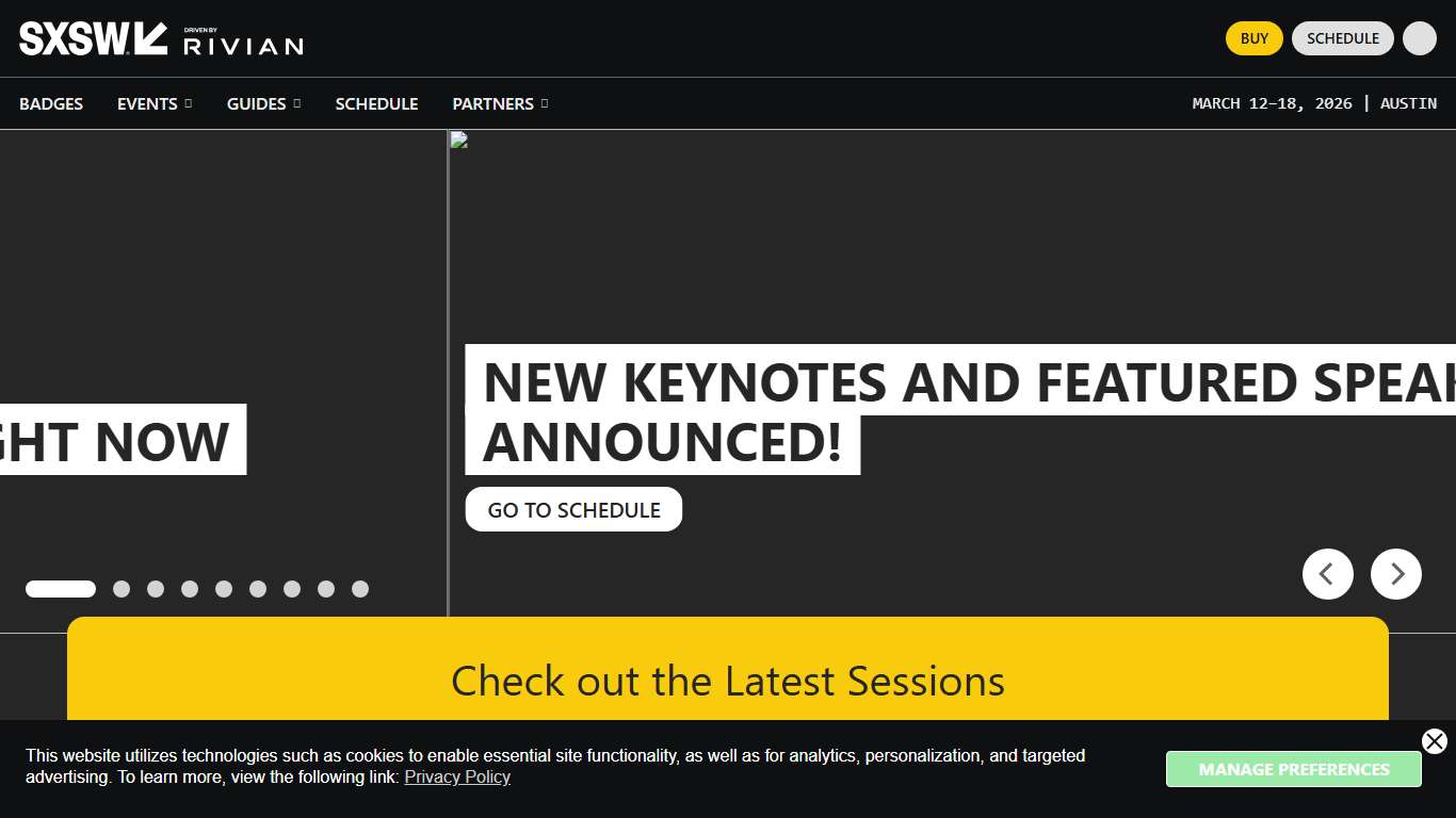 SXSW Conferences & Festivals March 12-18, 2026